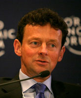 Hayward at the World Economic Forum in 2008 Image: World Economic Forum